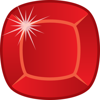 Diamond gem stone vector
