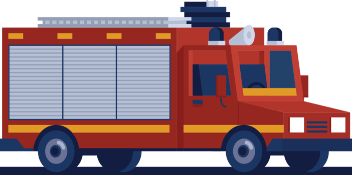 fire truck vector