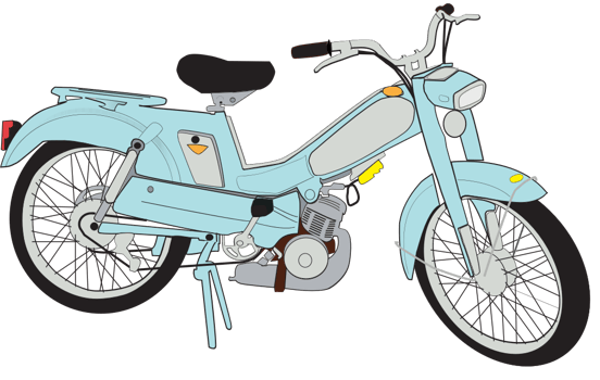 vintage motorcycle vector