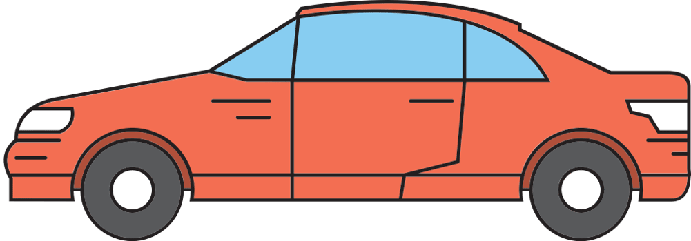 sedan car vector