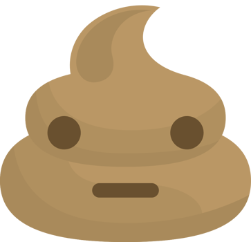 Emoji poop  neutral vector