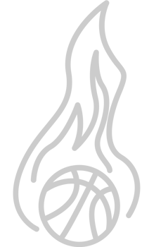 Basketball on fire vector