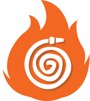 Fireman hose vector