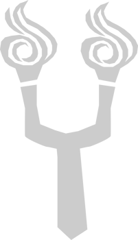 Tiki torch on fire vector