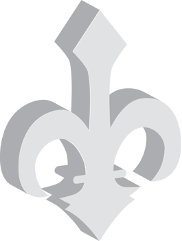 Fleur de lis isometric vector