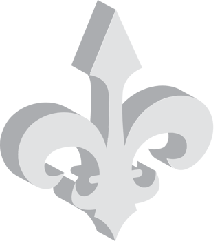 Fleur de lis isometric vector