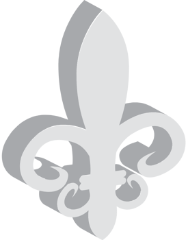Fleur de lis isometric vector