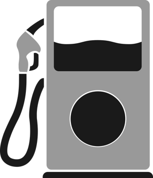 gas station vector