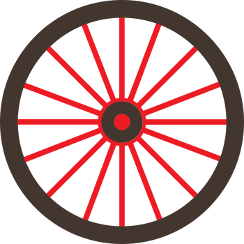 bicycle wheel vector