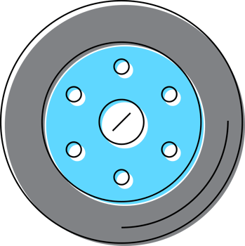 car wheel vector