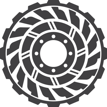 tractor tire vector