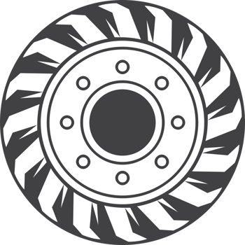 tractor tire vector
