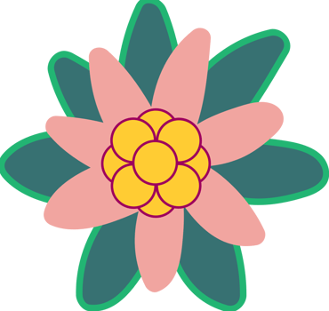Flower spring vector