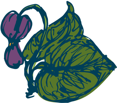 Hand drawn flower vector
