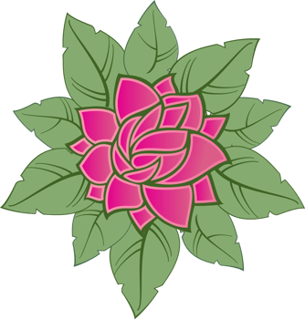 Lotus flower vector