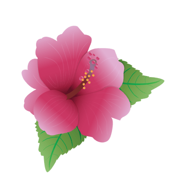 Polynesian flower vector