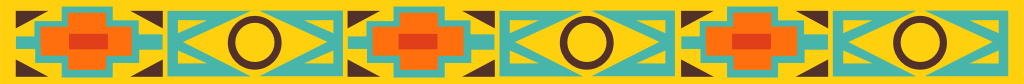 Geometric native border vector