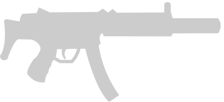 submachine gun vector