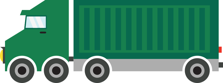 box truck vector