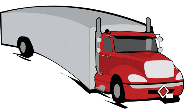 box truck vector