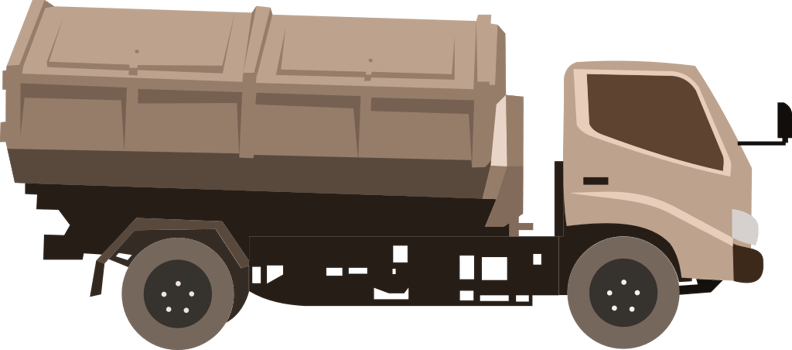 dump truck vector