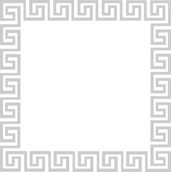 Geometric greek key pattern vector