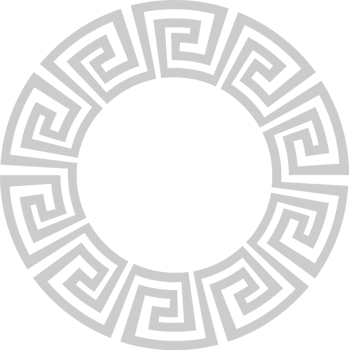 Geometric greek key pattern vector