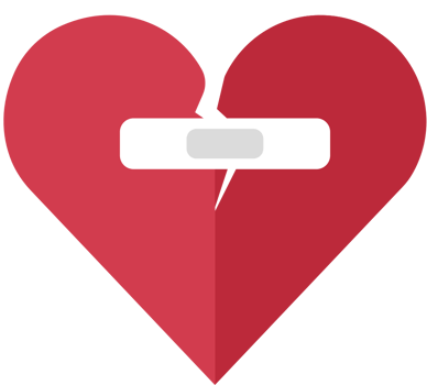 Heart hurt vector