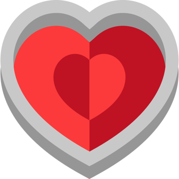 Heart logo vector