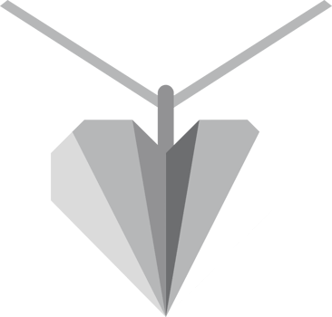 Heart diamond vector