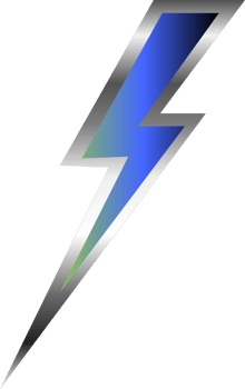 Lightning gradietn vector