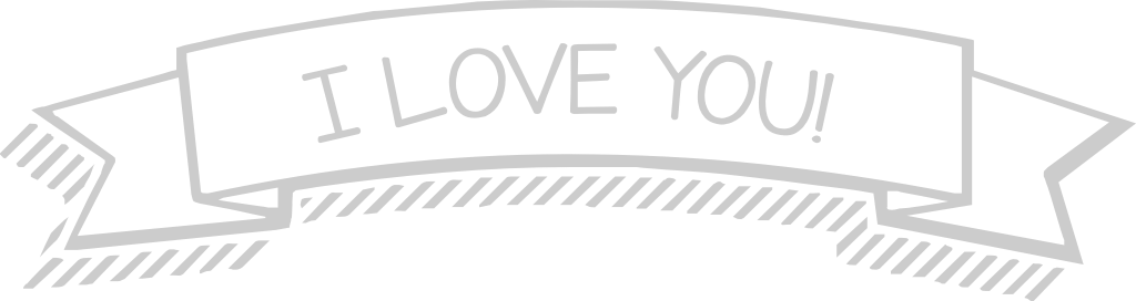I Love You vector