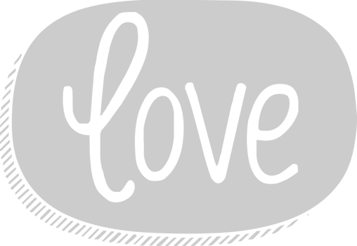 Cute love doodles vector
