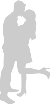 Love couple kiss vector