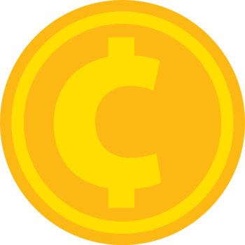 Coin cent vector