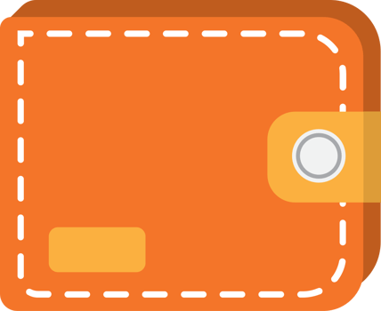 Wallet vector