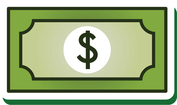 Bank icon bill vector