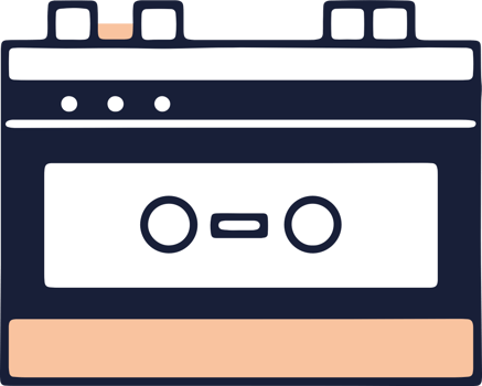 Music equipment walkman vector