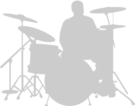 Men playing drum vector