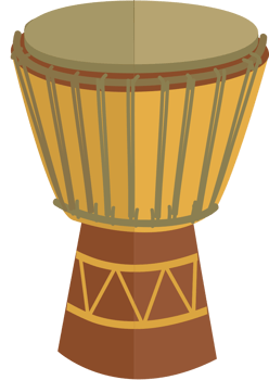 Conga percussion vector