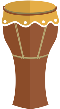 Conga percussion vector