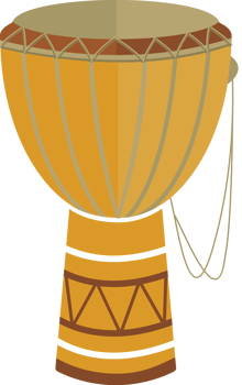 Conga percussion vector