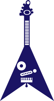 Electric guitar vector