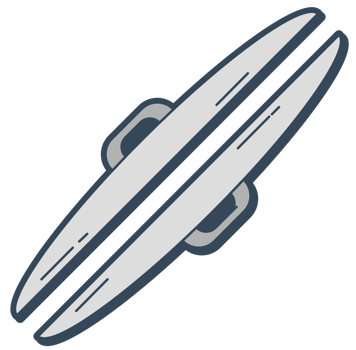 Music instrument cymbal vector