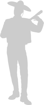 Mariachi player vector