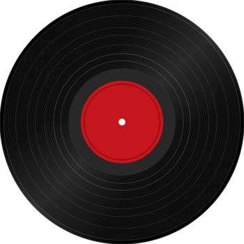 Vinyl record disc vector