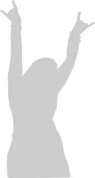 Dancing girl vector