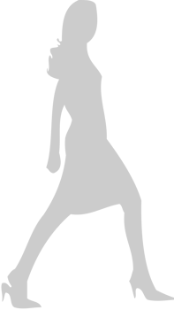 Dancing girl vector