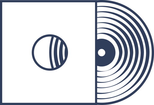 Vinyl record vector