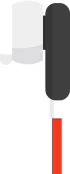 Music equipment earphone vector
